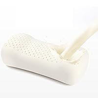 Latex Pillow Natural Latex Pillow Portable Single Small Pillow Travel Pillow Neck Pillow Small Size and Easy to Carry