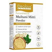 Elecious 100% Natural Multani Mitti powder for Face, Skin and Hair| Fuller's Earth, Bentonite Clay (200 Grams)