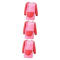 ERINGOGO 2pcs work clothes gown picture child apron water proof play smock polyester