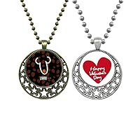 UMMM Strawberry Funny Drawing Pendant Necklace Mens Womens Valentine Chain