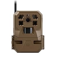 Edge Cellular Trail Camera -Auto Connect - Nationwide Coverage - 720p Video with Audio - Built in Memory - Cloud Storage - 80 ft Low Glow IR LED Flash