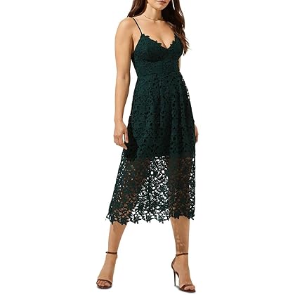 ASTR the label Women's Lace A Line Midi Dress