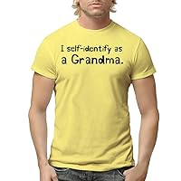 I self Identify as a Grandma - Men's Adult Short Sleeve T-Shirt