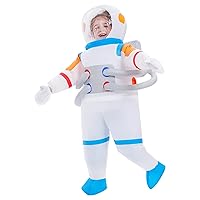 Inflatable Astronaut Costume Astronaut Spaceman Inflatable Costume for Kids Giant Size Spaceman Inflatable Costume with Blower Inflatable Halloween Costumes