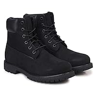 Timberland 8658A WOMENS 6INCH PREMIUM WATERPROOF BOOTS Boots, 6 Inches, Waterproof, Black, Black