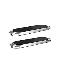 Magnetic Phone Holder Hands Free All Angle Adjustable Dashboard Phone Holder Magnet Head Universal Car Phone Holder Mount(Silver*2)