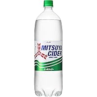 ASAHI Mitsuya Cider 50.7 fl.oz. PET (1.5L) (Pack of 4) - MADE IN JAPAN