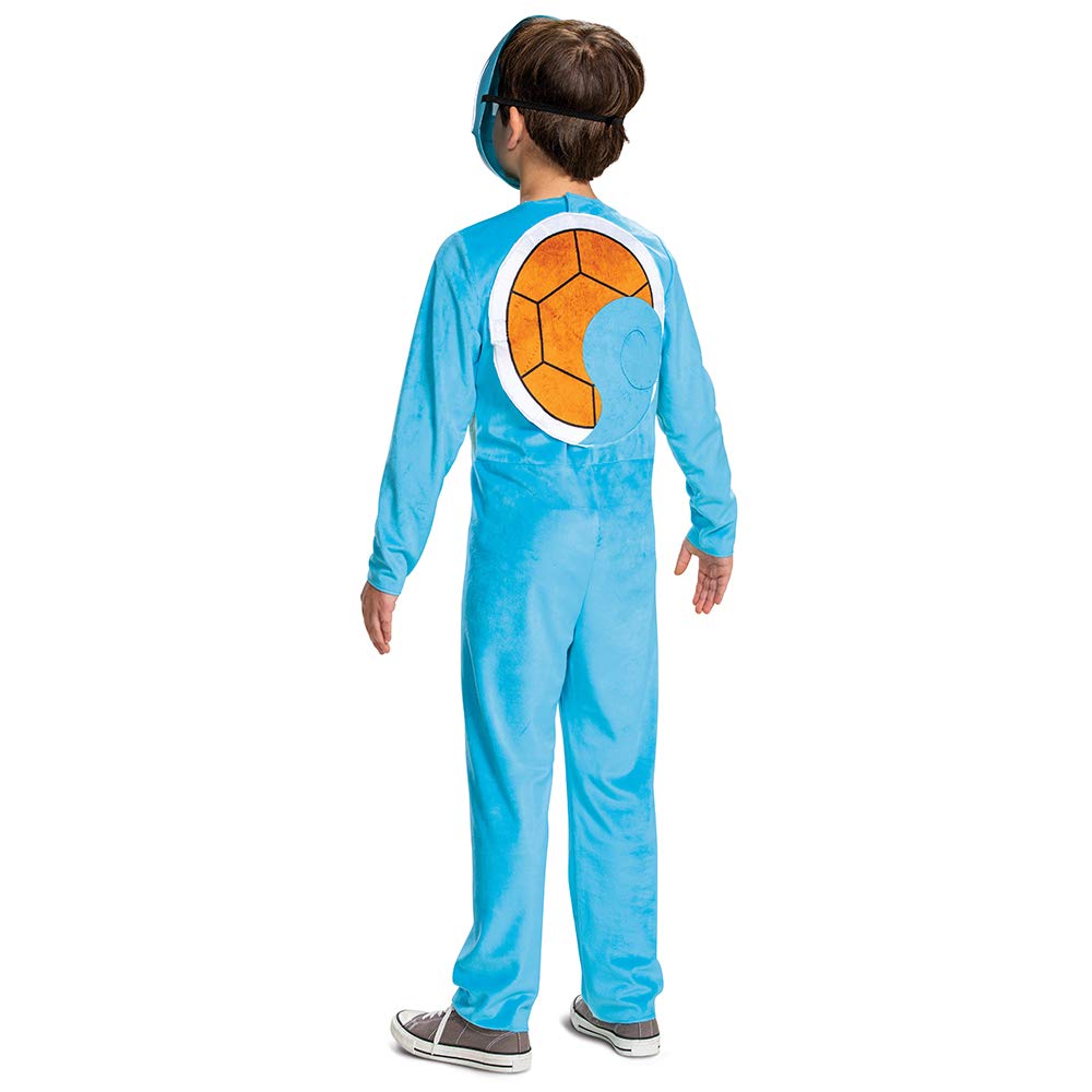 Pokemon Kids Squirtle Costume, Children's Classic Character Outfit
