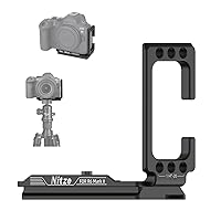 Nitze L-Bracket with Built-in Arca Quick Release Plate and Multiple 1/4