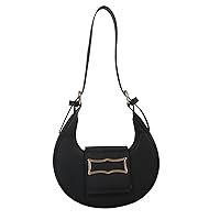 KieTeiiK Cross Body Bag,Trendy Handbags PU Shoulder Bag Saddle Bags for Women Girls Underarm Bag Luxury Sactchel Bag