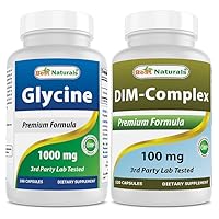 Best Naturals Glycine Supplement 1000 Mg & DIM Supplement 100 mg