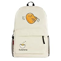 Gudetama Anime Cosplay Backpack Casual Daypack Day Trip Travel Hiking Bag Carry on Bags Beige