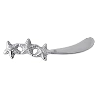 Mariposa Stacked Starfish Spreader Silver Dimensions: 7.5in L