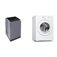 COMFEE’ 1.6 Cu.ft Portable Washing Machine & Euhomy Compact Dryer 1.8 cu. ft. Portable Clothes Dryers with Exhaust Duct with Stainless Steel Liner Four Function Small Dryer Machine