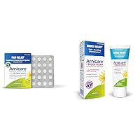 Arnicare Tablets for Pain Relief from Muscle Pain & Arnicare Bruise Cream for Pain Relief from Bruising and Swelling or Discoloration from Injury - 1.4 oz(Pack of 1)