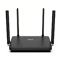 AX1800 WiFi 6 Router Dual Band Wireless Internet Router, Wireless Speed (Up to 1.8 Gbps) with 4 x Gigabit Ethernet Ports, MU-MIMO, OFDMA, WPA3, IPV6, EasyMesh, Guest WiFi, Parental Controls