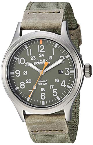 Mua Timex Men's TW4B14200 Expedition Scout 40 Black Leather/Nylon Strap  Watch trên Amazon Mỹ chính hãng 2022 | Fado