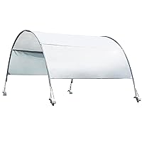 Intex 28054E Protective UPF 50 Plus Easy to Install Waterproof Canopy Cover for 9 Foot or Smaller Rectangular Swimming Pools, Grey