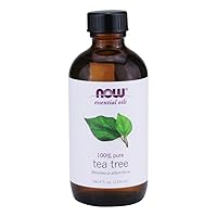 Now Foods, Essential Oil Tea Tree, 4 Ounce (2 Pack)