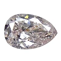 0.11 ct AIG CERTIFIED PEAR CUT (4 X 3 MM) UNHEATED/UNTREATED FANCY LIGHT PINK DIAMOND LOOSE DIAMOND