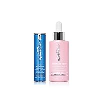 HydroPeptide Eye Authority and Moisture Reset Oil, Anti-Wrinkle and Restore Bundle, (0.5 Ounce and 1 Ounce)
