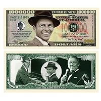 Pack of 5 - Frank Sinatra Million Dollar Bill - Best Gift for Fans of Old Blue Eyes