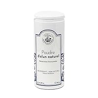 Maison du Savon - 100% Natural Alum Stone Powder Deodorant - 3.52 Oz- Vegan Friendly - Body and Feet - Fragrance Free