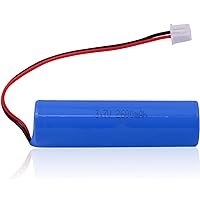 Rechargeable Lithium-Ion Battery Pack 3.7V 2600mAh for DIY Electronics Products, Toys, Lighting, Bluetooth Equipment, with Connector,Xh2.54 2p Plug