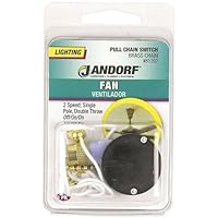 Jandorf Specialty Hardw Switch Pull Chn Brs Off/On/On 61202
