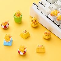 wkeykapw WWkeycaps Special Edition New Model 3D Printing Gaming Keycaps Cherry MX keycaps Machinery Keyboard keycaps Shape is Suitable Mechanical Keyboard(Duck)