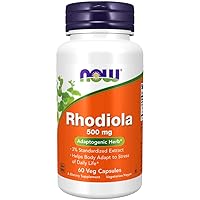 Supplements, Rhodiola 500 mg, Helps Body Adapt to Stress of Daily Life*, Adaptogenic Herb*, 60 Veg Capsules