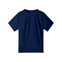 Witwot Boys Rash Guard Shirts Short Sleeve Swim Shirts UPF 50+ Sun Protection T-Shirt for Youth Kids