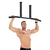 Pull Up Bar, Chin Up Bars Ceiling Mount by Ultimate Body Press, Workout for Home Gym, Beam, Crossfit - Heavy-Duty, Foam Grip, 40'' Wide, Easy installation