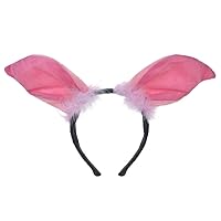 TopTie Plush Animal Headbands for Halloween Decorations, Ear Horn Hair Hoop for Kid & Adult, Birthday Dress-Up Party Supplies