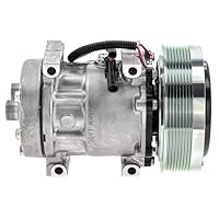 A/C Compressor SD7H15 for Agco/Case-IH/Caterpillar/DEUTZ/New Holland - 4499 4768 86993463 QR