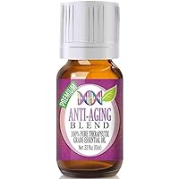 Healing Solutions Anti-Aging Blend Essential Oil - 100% Pure Therapeutic Grade, 10ml