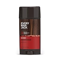 Every Man Jack Deodorant Stick Aluminum Free, Cedarwood, 3 Oz