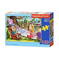 Castorland Puzzle 120 Pieces, Alice in Wonderland - В-13456