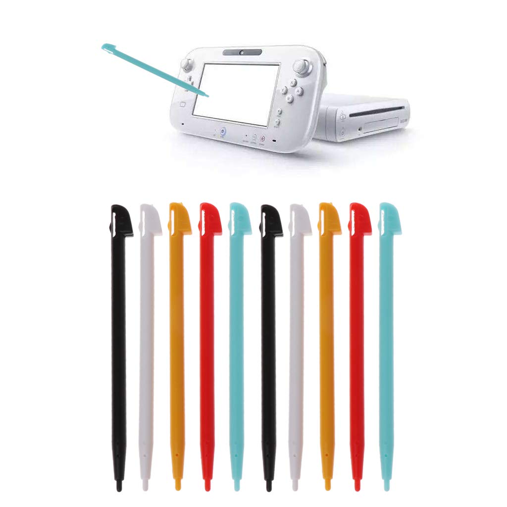 Sara-u 10Pcs Stylish Color Touch Stylus Pen Compatible for Nintendo Wii U WIIU GamePad Console