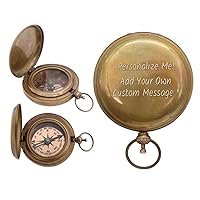 Lot of 10 Customized Compass, Compass Lot, Working Brass Compass, Personalized Compass, Engraved Compass, Tailor Made Compass
