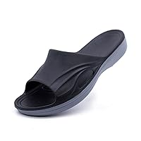 Men's Slippers，Soft,Thick Sole, Non-Slip Slippers, Shower, Swimming, Beach, Indoor & Outdoor Pillow Slippers