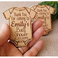 Baby Shower Customized, Baby Shower Favors, Personalized Baby Shower Wooden Custom, Baby Body Suit Custom, Baby Shower Thank You Gifts 10