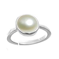 Choose Your Gemstone Adjustable 925 Sterling Silver Ring 5 Carat Natural Chakra Healing Astrological Stone