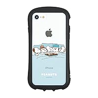 グルマンディーズ Gourmandise Peanuts SNG-749A Hybrid Clear Case, Compatible with iPhone SE (3rd Generation/2nd Generation), 8, 7, 6s, 6 (4.7 Inch), Siblings