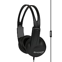 Koss UR10i Lightweight Wired Headphone, Black