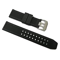23mm Replacement Rubber Watch Band Strap Fits Luminox NAVY SEAL EVO 3050 8800 3950 Series CASIO SEIKO