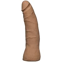 Doc Johnson Vac-U-Lock - 7 Inch Thin Dong - ULTRASKYN Dildo - F-Machine and Harness Compatible Dildo - for Adults Only, Caramel