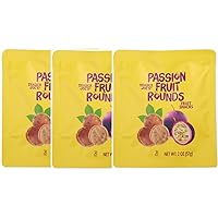 Generic Passion Fruit Rounds Fruit Snacks by Trader Joes 2 oz (57g) – Pack of 3