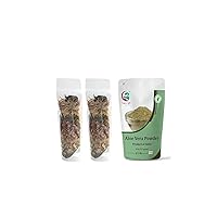 YOGI’S GIFT – Celebrating health Multi Pack | Herbal Hair Oil Mix - 2 Pack + Aloe Vera Powder for bundle