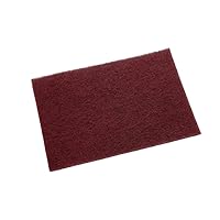 Scotch-Brite General Purpose 7447 Hand Pad, Very Fine Grade, 6 in x 9 in, Pack of 20, Aluminum Oxide, Surface Preparation, Scuffing, Blending, Cleaning, Maroon